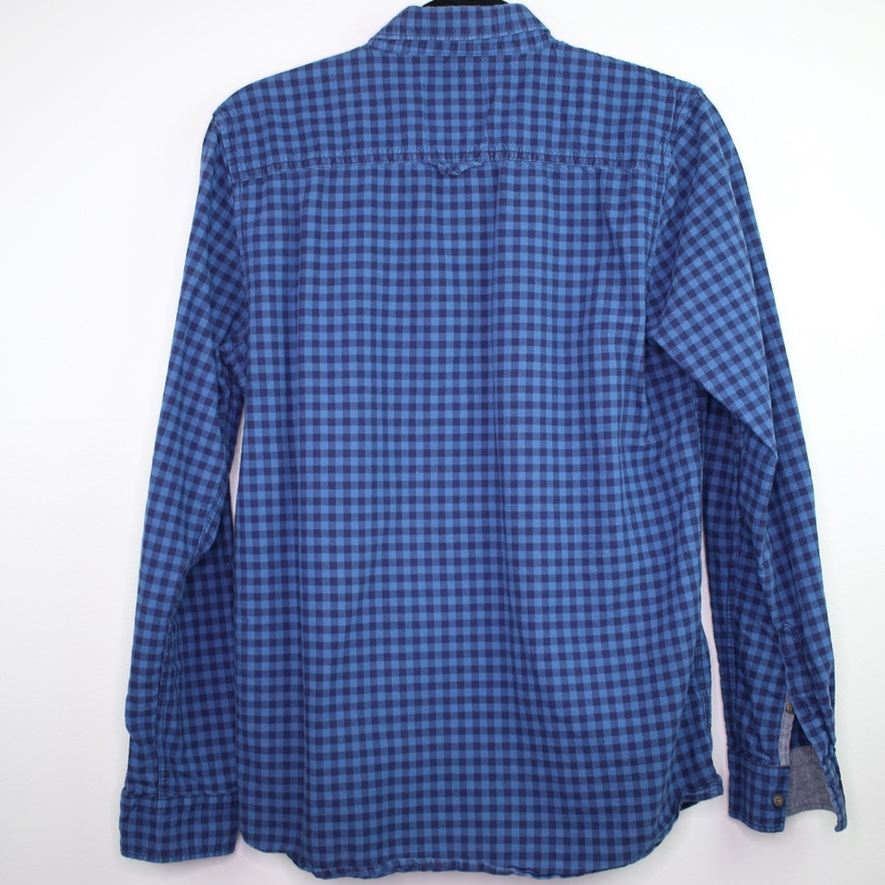 Brunswick Garments Blue Plaid Shirt - Picture 3 of 3